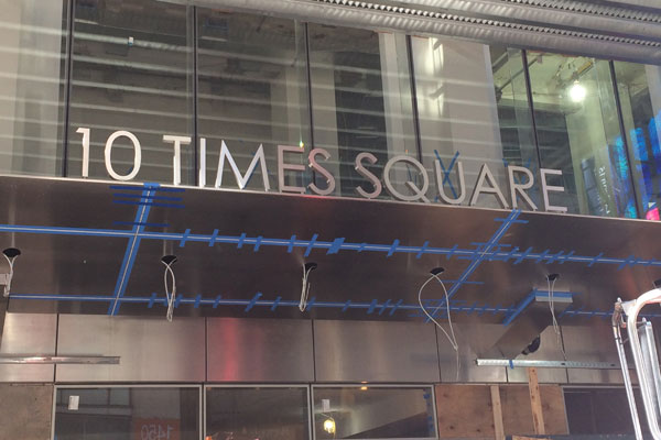 Central Interiors 10 Times Square | Architectural Sign Group
